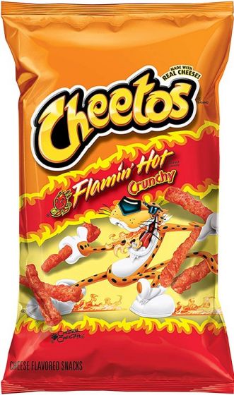 Cheetos Crunchy Flaming hot Flavoured Large Bag 226 Gram